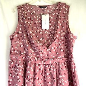 NWT Bloomchic abstract print midi sundress  SZ 18-20